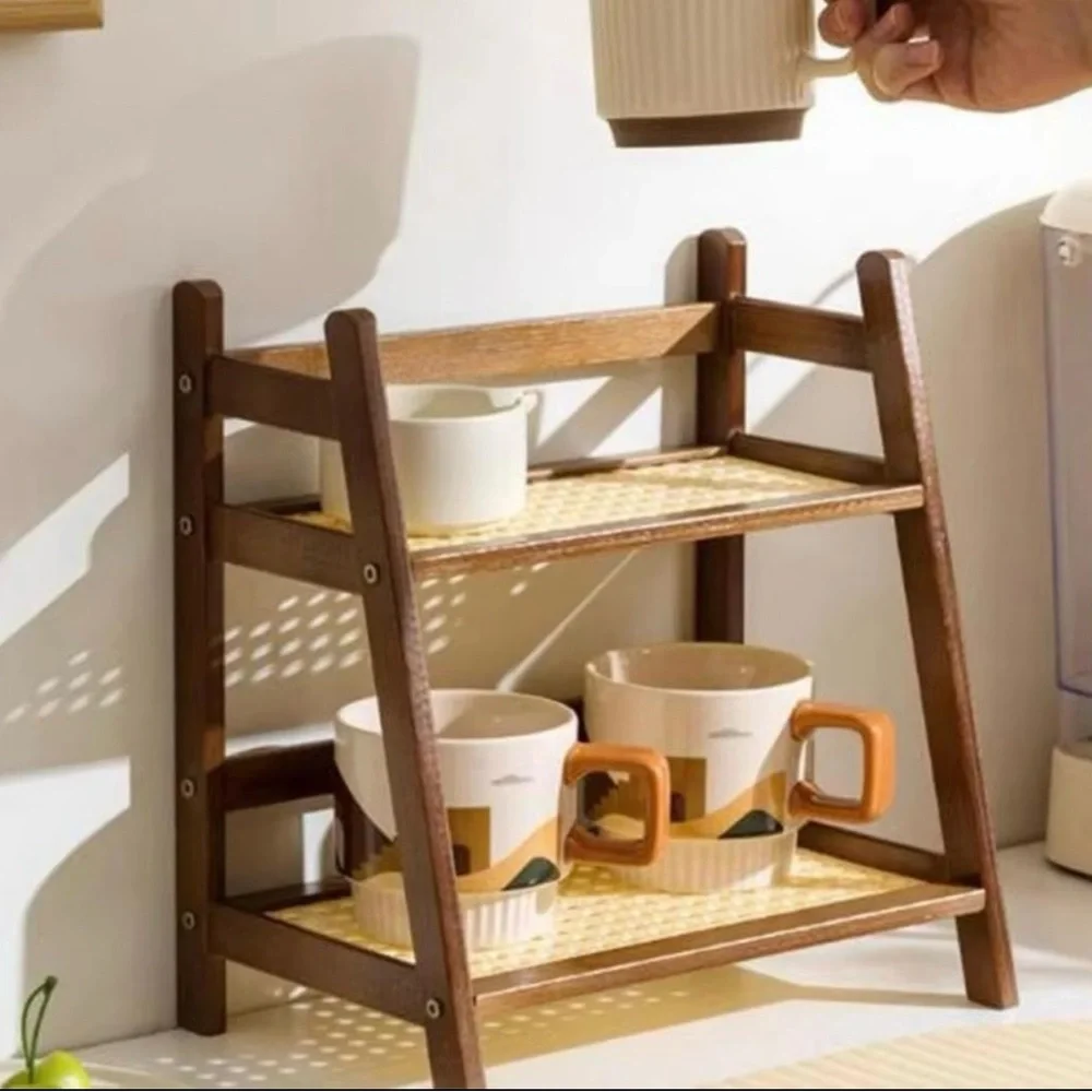 NIB: Wooden Kitchen Rack - Picture 1 of 1